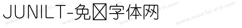 JUNILT字体转换