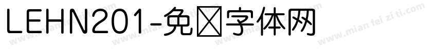 LEHN201字体转换