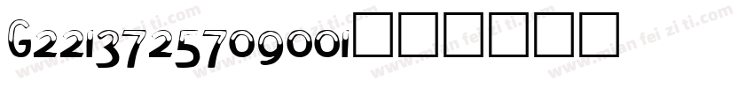 G2213725709001字体转换