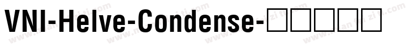 VNI-Helve-Condense字体转换