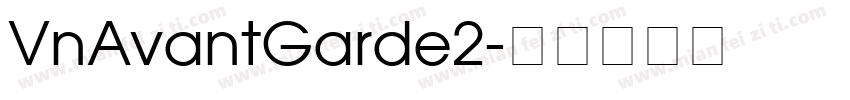 VnAvantGarde2字体转换