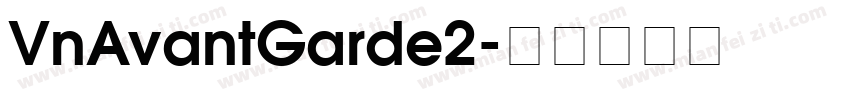 VnAvantGarde2字体转换