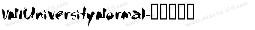VNIUniversityNormal字体转换