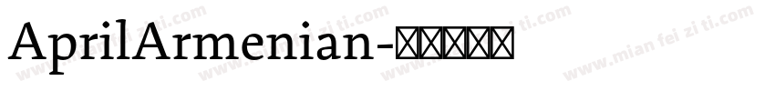 AprilArmenian字体转换