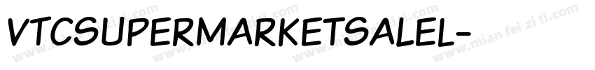 VTCSuperMarketSaleL字体转换