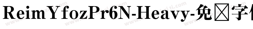 ReimYfozPr6N-Heavy字体转换