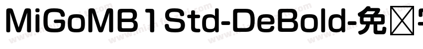 MiGoMB1Std-DeBold字体转换
