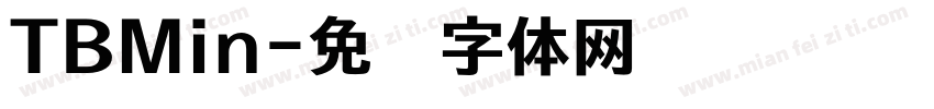 TBMin字体转换