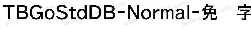 TBGoStdDB-Normal字体转换