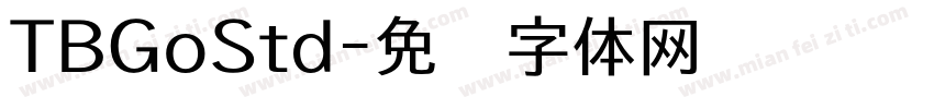 TBGoStd字体转换