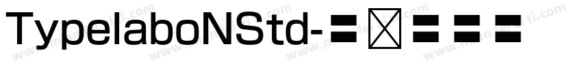 TypelaboNStd字体转换