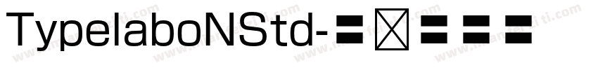 TypelaboNStd字体转换