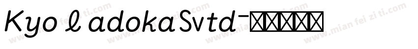 KyoMadokaStd字体转换