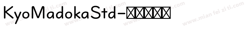KyoMadokaStd字体转换