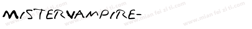 MisterVampire字体转换