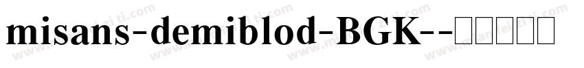 misans-demiblod-BGK-字体转换