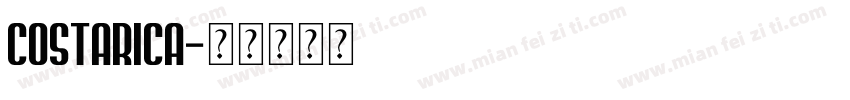 costaRICA字体转换