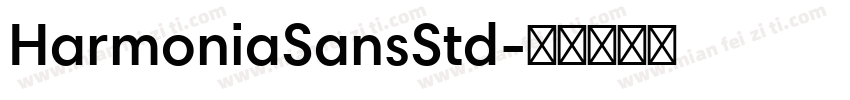 HarmoniaSansStd字体转换