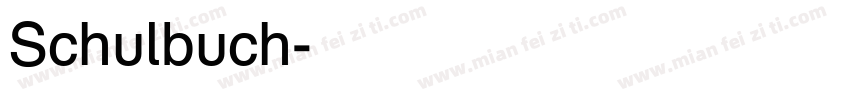 Schulbuch字体转换