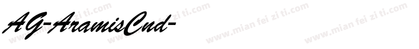 AG-AramisCnd字体转换