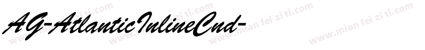 AG-AtlanticInlineCnd字体转换