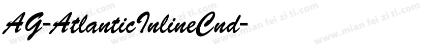 AG-AtlanticInlineCnd字体转换