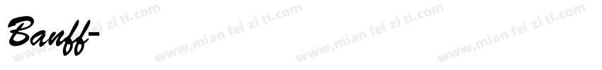 Banff字体转换