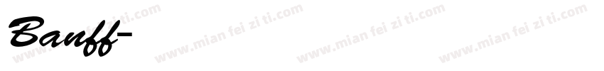Banff字体转换