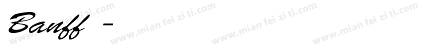 Banff字体字体转换