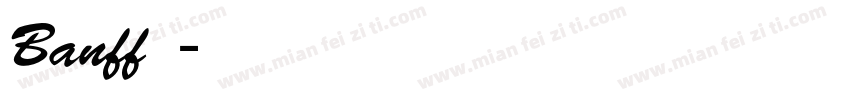 Banff字体字体转换