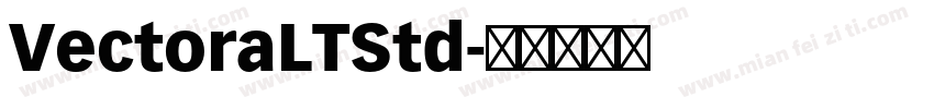 VectoraLTStd字体转换