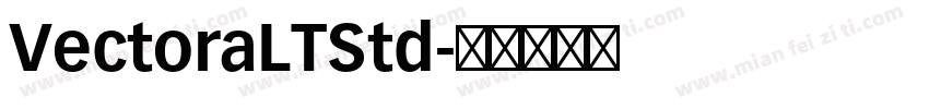 VectoraLTStd字体转换