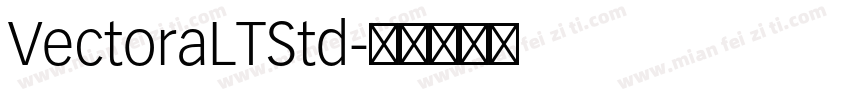 VectoraLTStd字体转换
