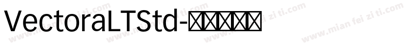 VectoraLTStd字体转换