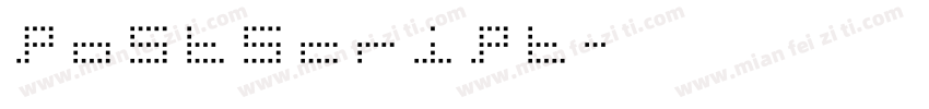postscript字体转换
