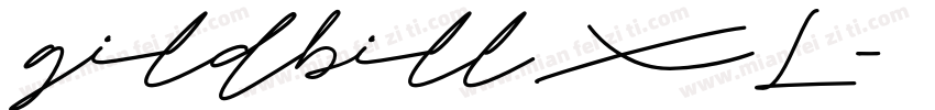 gildbillXL字体转换
