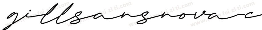 gillsansnova-cnbook字体转换