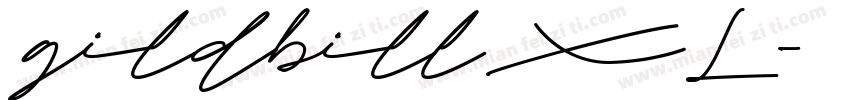 gildbillXL字体转换