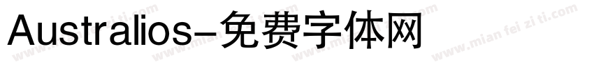 Australios字体转换