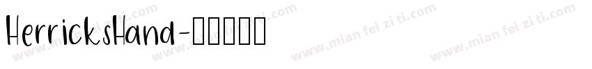 HerricksHand字体转换