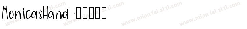 MonicasHand字体转换