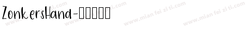 ZonkersHand字体转换