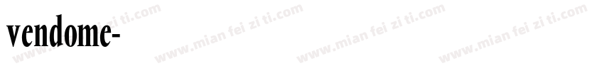 vendome字体转换