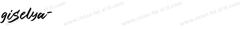 giselya字体转换