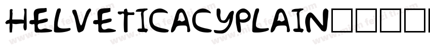 HelveticaCYPlain字体转换