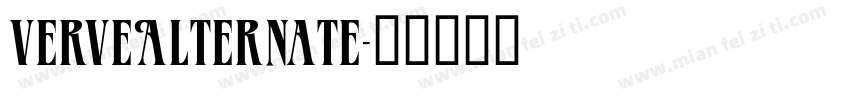verveAlternate字体转换