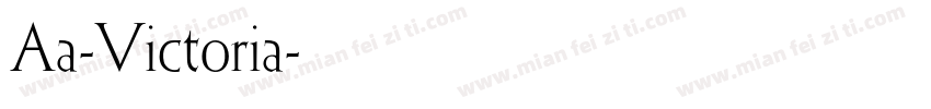 Aa-Victoria字体转换
