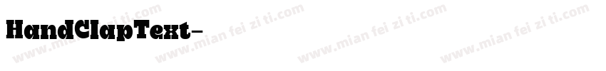 HandClapText字体转换