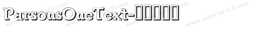 ParsonsOneText字体转换