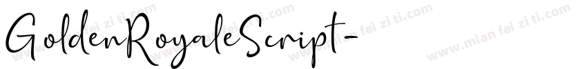 GoldenRoyaleScript字体转换